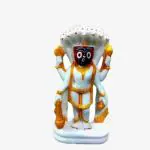 ONLINE BUSINESS Neal exclusive marble idol of Narayan with Basuki Nag on top for hom temple , Puja , Study room , Office room etc. Decorative Showpiece - 15 cm (Marble, Multicolor)
