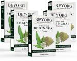 BEYORG Natural Bhringraj Powder for Anti - Dandruff, Anti - Hair Fall and Color Protection - 100 g (pack of 5)