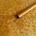 SV Collections Gold Flower Embossed SELF Adhesive Wallpaper for Bedroom LIVINGROOM Kitchen Corridor Restaurant Peel and Stick Vinyl Wallpaper - 200*45 cm - 9 SQFT Approx