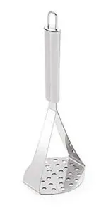 AYURVEDACOPPER Brand Stainless Steel Potato Masher/Pav Bhaji Masher