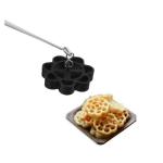 Bestofry HA Tadka Pan and Non-Stick Appachetty and Rose Cookie / Acha Murukku Maker Combo