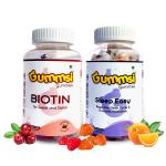 Gummsi | Combo Pack of Sleepeasy & Biotin Gummies | 30 Gummies Each | (Pack Of 2)