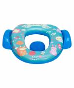 Mee Mee Soft Cushioned Potty Seat with Support Handles (with Easy Grip Handles, Dark Blue)