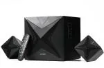 F&D F550X 56W 2.1 Bluetooth Multimedia Speaker with Multi Color LED- Black