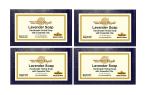 Parwati Gramudyog Herbal Products Lavender Handmade Herbal soap With Essential oils Pack of 4