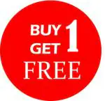 Blackdreams Paper By One Get 1 Free Round Sticker - 2 Inch (Pack Of 250)