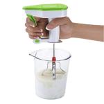RAVINA Manual Hand Press Blender- Powerless Hand Blender Press and Relax Handle for Performance with SS Blade Hand Blender/Beater/Mixer for Coffee, Cream, Egg, Lassi etc.