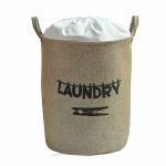 Yellow Weaves Laundry Bag/Basket For Dirty Clothes, Storage Bag Collapsible, 63 L(Cotton, Brown)