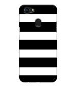MobiEra Oppo F5 Youth Black White Design Plastic Hard Case Cover
