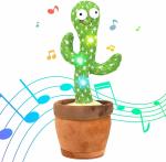 Enorme Dancing Cactus Talking Funny Educational Singing & Recording What You Say, Musical Plush Toy For Kids