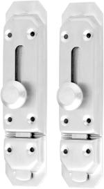 CM Craftsman CP Stainless Steel Latching Draw Hasp latch for doors, chests, cabinets, wooden wickets, windows, fences, kennels, bathroom, bedroom, office and many more. (1)