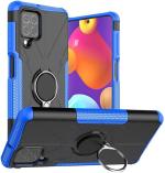 KWINE CASE Samsung Galaxy F22 Blue Plastic Back Cover