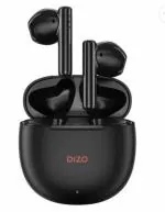 DIZO Buds P with Fast Charge, 40HPlaytime & 13mm Driver (by Realme TechLife), (Dynamo Black)