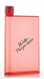 MOSTSHOP Note Book Water Bottle, Notebook Style Slim Water Bottle (450 ml)