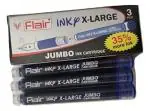 K.kataria eshop Flair Inky X-large Jumbo Cartridge for Fountain Pens(Pack of 15 Ink cartridges)