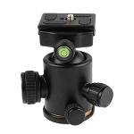 Hiffin Black 360 Degree Rotating Panoramic Ball Head For Tripod Monopod Slider DSLR Camera Camcorder