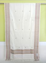 HARMOHAN SILK FACTORY_Pure Handloom ERI Silk Stole with woven design