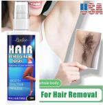 LEETEE Hair Removal Spray for Men Painless Full Body Hair Removal Spray for Chest, Back, Legs, Under Arms & Intimate Area Easy To Use Quick Result Hair Remover Spray - 100ml