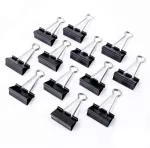 Pehrovin Ventures 41Mm (Set Of 48) Black Blinder Clips/Paper Clips/Paper Clamps/Binder Clamps/Paper Holding Clips/Black Paper Clips Foe Home, Office, School And College Use