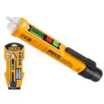 INGCO AC Voltage Detector, Non-Contact Voltage Tester, 12-1000V AC Voltage Detector Pen, Sound and light Alarm,Circuit Tester Tool with LED, Auto power off