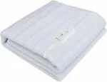 PINDIA White Polyester Single Bed Heating Electric Blanket 150 cm x 80 cm