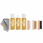 ROYAL CARE PROFESSIONAL SPRAY CLEANER 200 ML + SHOE POLISH & MOISURIZER CREAM 200 ML + SHOE DEODRIZER WITH DISINFECTANT SPRAY 200 ML + SOFT BRUSH + HARD BRSUH + MEDIUM BRUSH + 1 MICROFIBER CLOTH | Works on Leather, Whites, Nubuck, Golf Shoes, Sandals