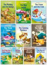 Panchatantra Story Books for Kids (Illustrated) (Set of 10 Books) - 3 Years to 6 Years Old - Bedtime Children Story Book - English Short Stories with Colourful Pictures - Read Aloud to Infants, Toddlers