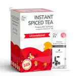 TeaFit Premium Instant Unsweetened Spiced Tea Premix - 20 Single Serve Sachets | Ready to Use Instant Milk Tea Premix | Strong Masala Chai | No Added Artificial Sugar