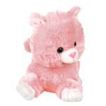 TOYTALES Stuffed Puffy Cat (30 Cm) Cute Sitting Plush Soft Toy for Girls & Boys | Stuffed Animal Soft Toy for Kids | Small Size Cute Plush Toy (Assorted)