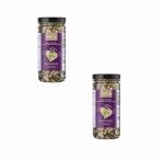 Pro Bono SUPERFOOD Raw Trial Mix 200gm High Protein, High Dietary Fibre, No Gluten, Zero Trans Fat, Zero Cholesterol. A Wholesome Blend of Healthy Nuts and Dried Fruits for an Active Lifestyle. (Pack of 2)