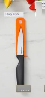 SEVOU Utility Knife Stainless Steel Kitchen Knife Perforated Cutting Including Vegetable/Fruits/Fish/Meat/Chicken/Cakes/Pastries/Bread, etc. Kitchen Tool