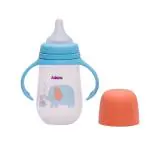 Adore Magnum Opus 4 Stage Wide Neck Feeding Bottle with Twin Handle- Blue