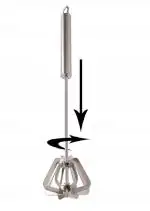 Stainless Steel Churner and , MultiColour (pack of 1)