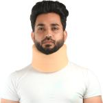K Squarians Cervical Collar Soft, Spondylitis Neck Support Collar Spine Pain Relief For Men & Women, Beige, Medium Fits 3.5-4.0 Inches
