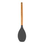 P-Plus International Wooden Non-Stick Silicone Kitchen Utensils Pack of 1 Spatula A Grey