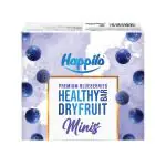 Happilo Premium Blueberries Healthy Dry Fruit Bar (15gx12), Healthy Snack, High in Protein Nuts, No Added Sugar, Vegan, Tasty as a Desert, No preservatives