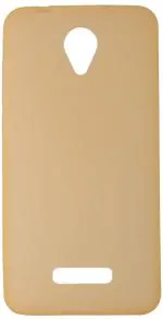 Gorogue Gold Thermoplastic Polyurethane Back Case Cover For Micromax Canvas Spark Q380