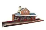 The CityBuilder Cardboard Railway Station Model Making Kit 10 Year and Above