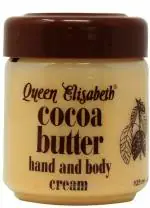 Queen Elisabeth COCOA BUTTER HAND AND BODY CREAM-( SOOTHENS+SOFTENS)  (125 ml)MOGO