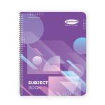 Sundaram | Regular Size | Three Subject NoteBook | Spiral Bound | 150 Pages | 20.3 x 26.7 Cm | Single Line | Water Proof Poly Cover | Versatile for School, Home & Office | Colors and Designs May Vary