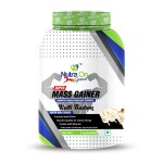 Nutra On Sport | Super Mass Gainer | 50g Protein Per Serving | Great For Mass Gains | High Protein Content | With Added Digestive Enzymes | 3Kg - Kulfi Badam