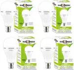 Pick Ur Needs 12 Watt Inverter Led Bulb AC/DC Auto Rechargeable Emergency Bulb for Home Backup 4 hrs Bulb Emergency Light (Pack of 4)