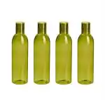 Steelo Plastic Savory Water Bottle, 1 L (Set Of 4)