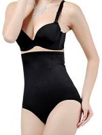 Dhruv Tex Women Solid Cotton Black Shaper Brief - L