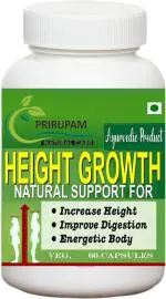 Prirupam HEIGHT GROWTH NATURAL SUPPORT FOR INCRSE HEIGHT CAPSULES -30 (Pack of 1)