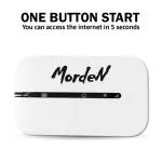 Morden 2G / 3G / 4G Wifi Hotspot Mifi Data Card with High Speed 150 Mbps Dongle Compatible with Laptop / Desktop / Computer / PC (White)