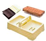 Stri Plastic Unbreakable Multi Soap Holding Case With 12 Clips and 1 Brush (Cream)