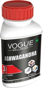 Vogue Ashwagandha Tablets For Strength Stamina Energy And Endurance Tablets 60 Pcs