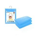 MINIME Baby Quick Dry Sheets for Baby- Pack of 2- Medium 100 X 70 cm | 100% Water-Proof, Anti-Dust Mattress & Bed Protector, Baby Blue
