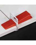 LOVELY 4 MM Set Pack of 100 Pcs Tile Leveler Kit Wedge & Clip Spacer